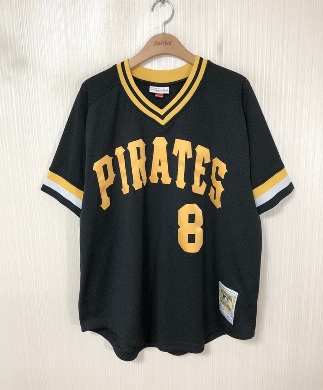 MLB 미첼앤네스X쿠퍼스타운 피츠버그 파이어리츠 올드져지 XL #8 상품이미지1
