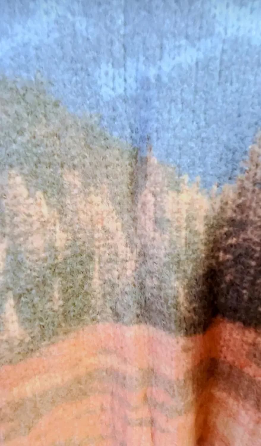 Zara 명화 감성 패턴 니트 상품이미지2