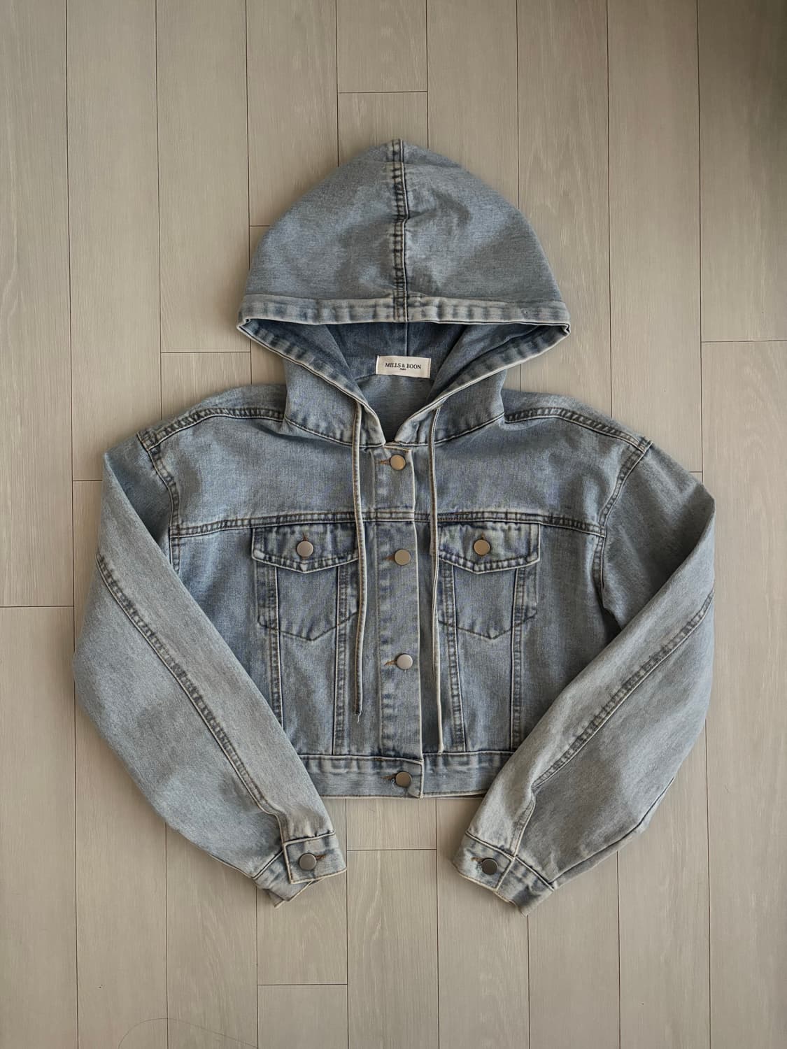 [MILLS&BOON] 밀스앤분 크롭 데님자켓 상품이미지1