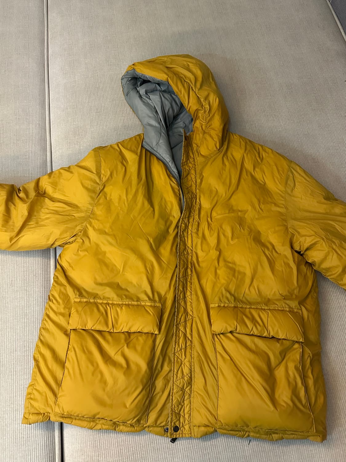 MOOD 리버시블 퀄팅 덕다운 패딩 점퍼 상품이미지5