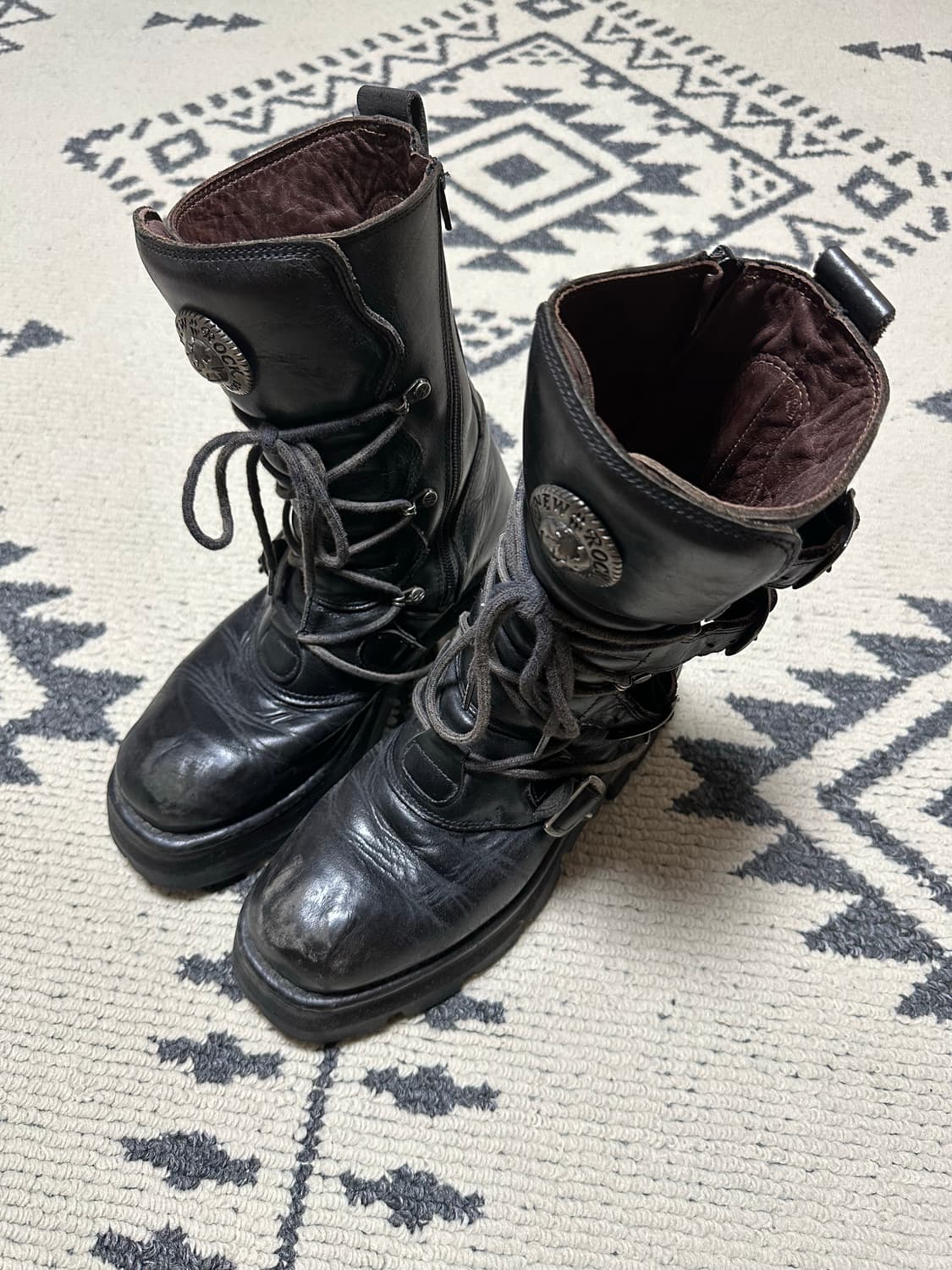 New Rock metallic boots 상품이미지2