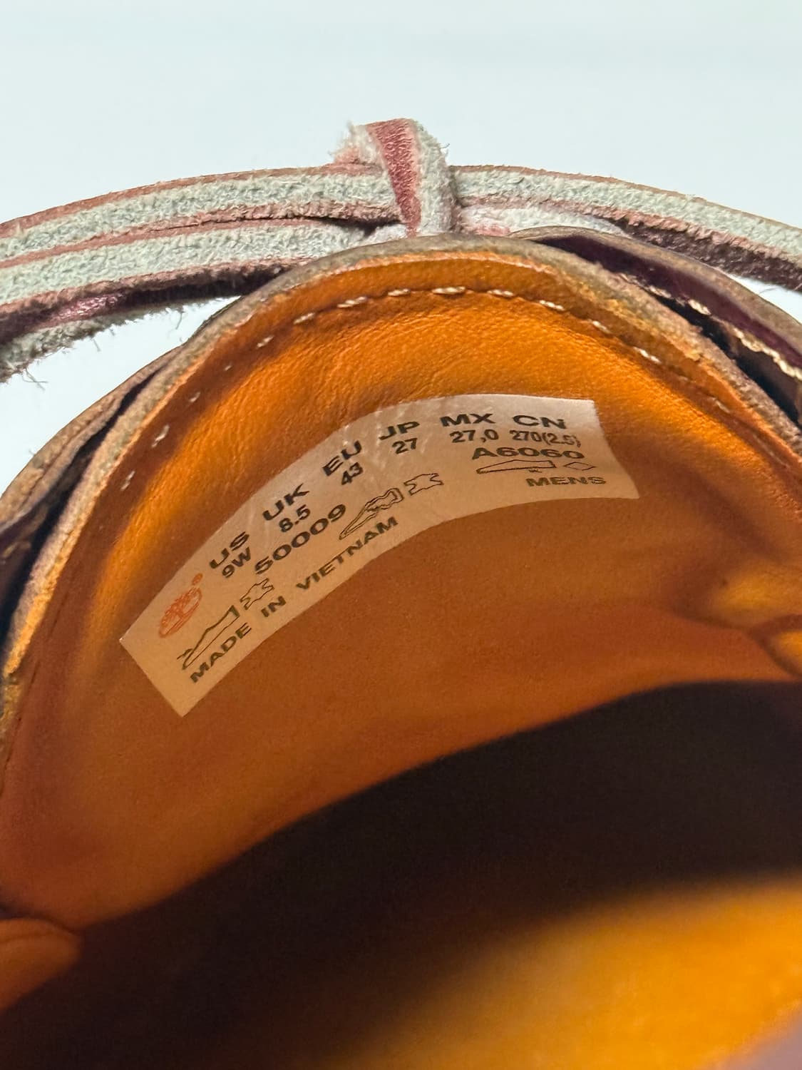 팀버랜드 보트슈즈 버건디 270 상품이미지5