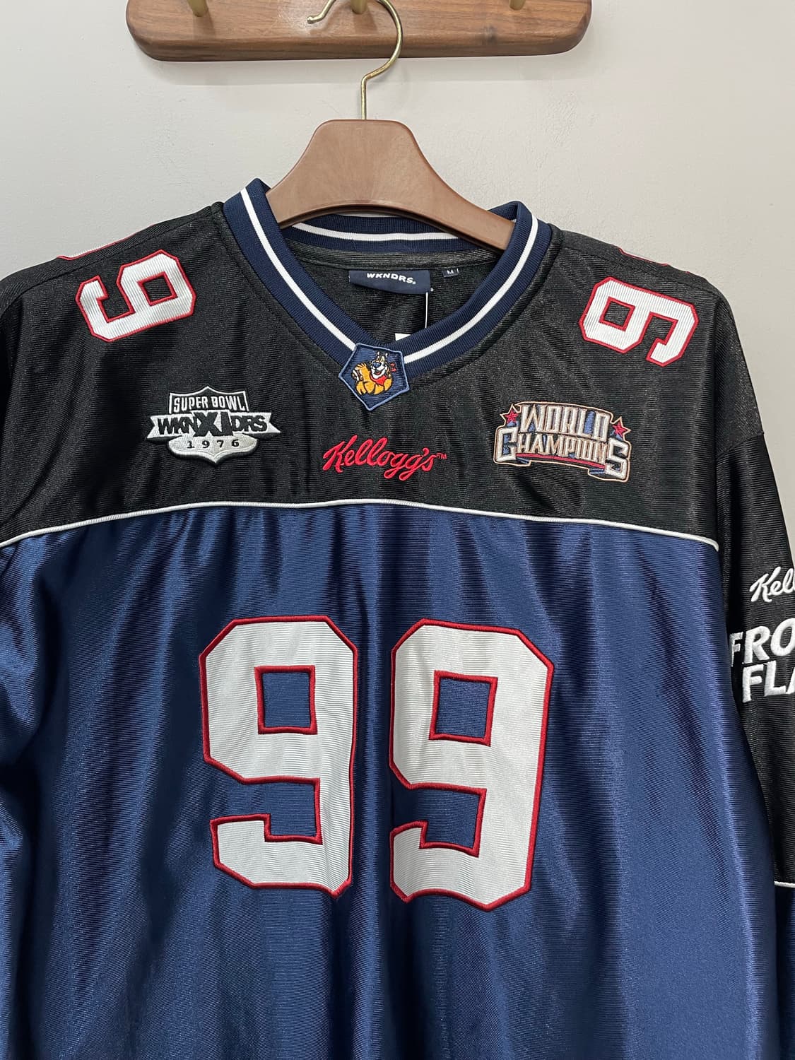 위캔더스 x 켈로그 풋볼 네이비 져지 H1271 상품이미지3