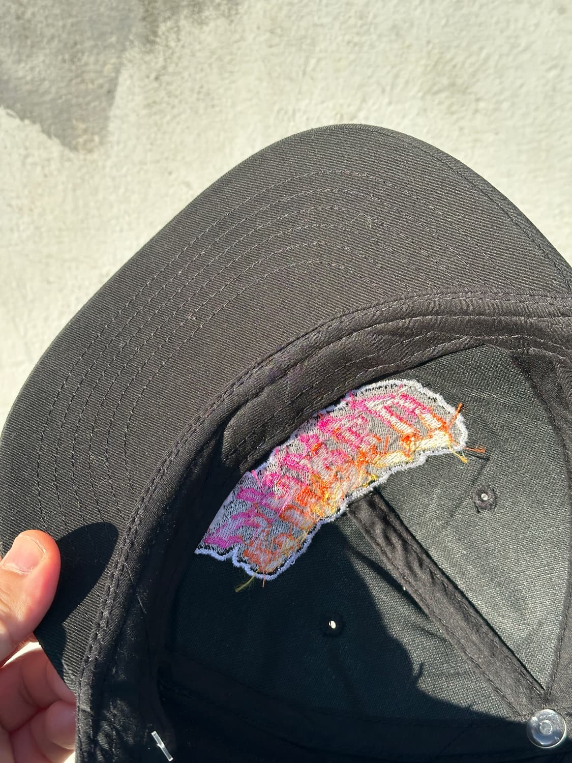 [F] 90s 빈티지 블랙 볼캡 모자  상품이미지5