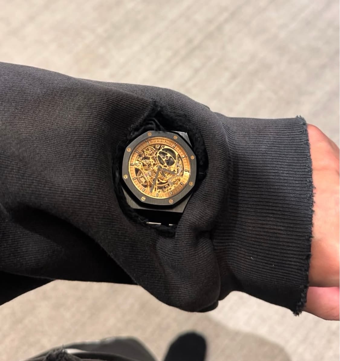 아킴보 클럽 watch peeker 워치피커 후드티 M 상품이미지4