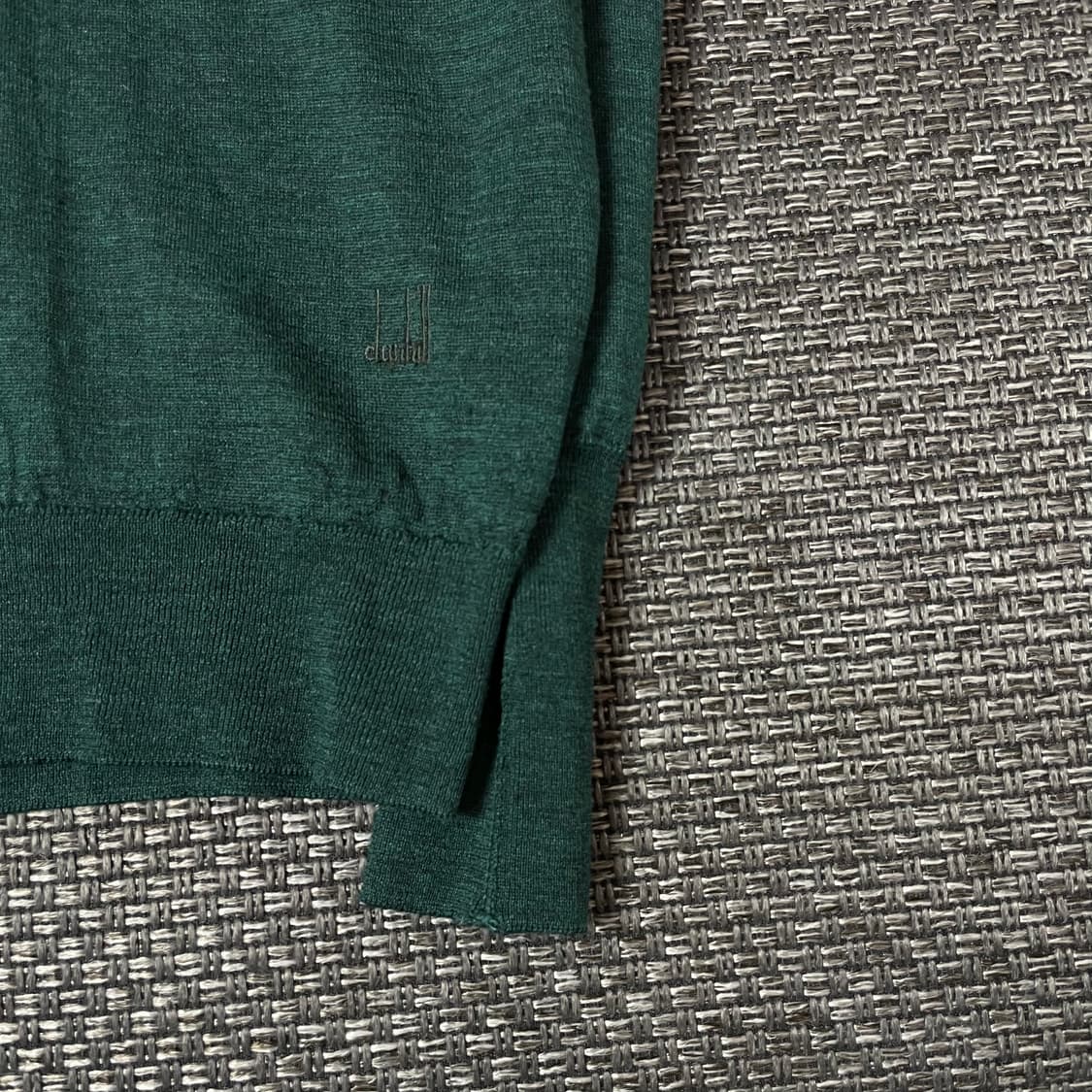 던힐 딥그린 브이넥 울 100 긴팔 니트 상품이미지7