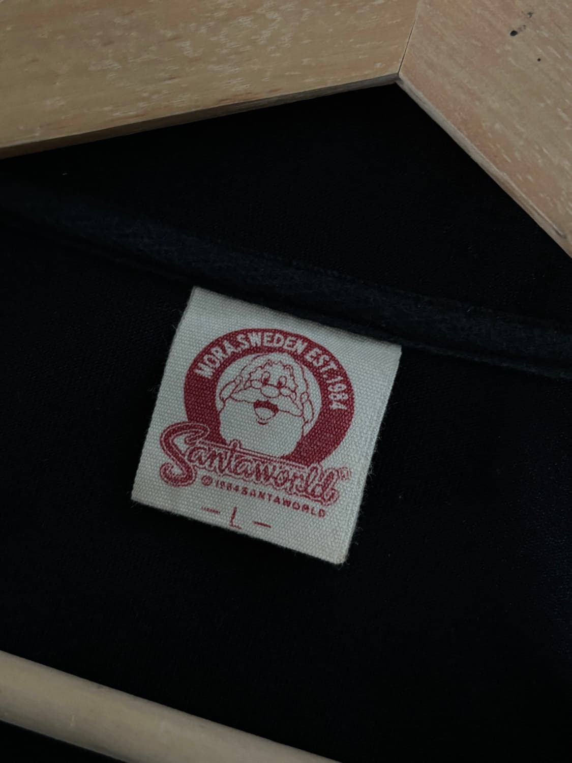 90‘s Captain Santa 캡틴산타 산타클로스로고 블랙컬러 트랙탑 상품이미지5