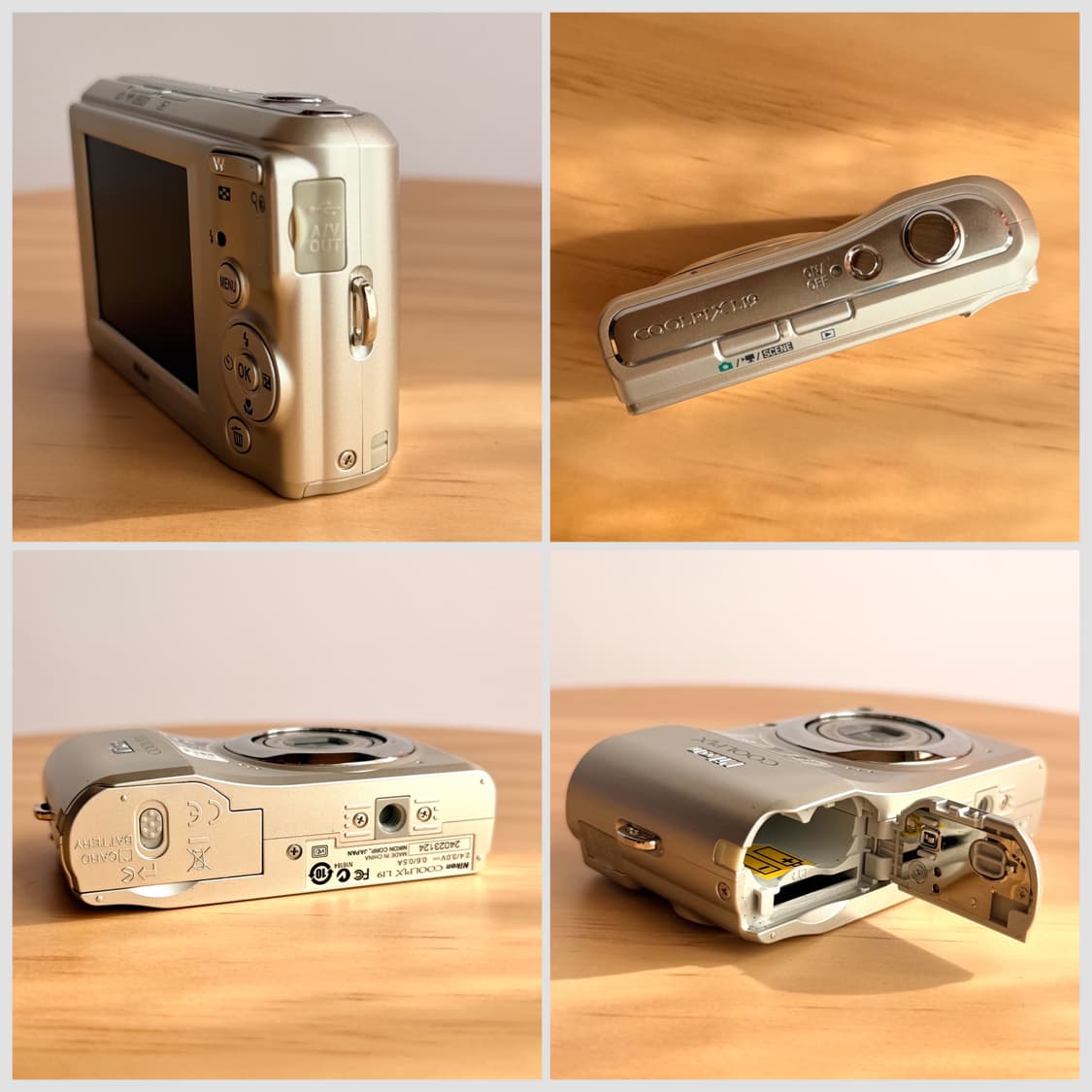 ✨미품✨ Nikon COOLPIX 니콘 쿨픽스 L19 실버 빈티지 디카 상품이미지5