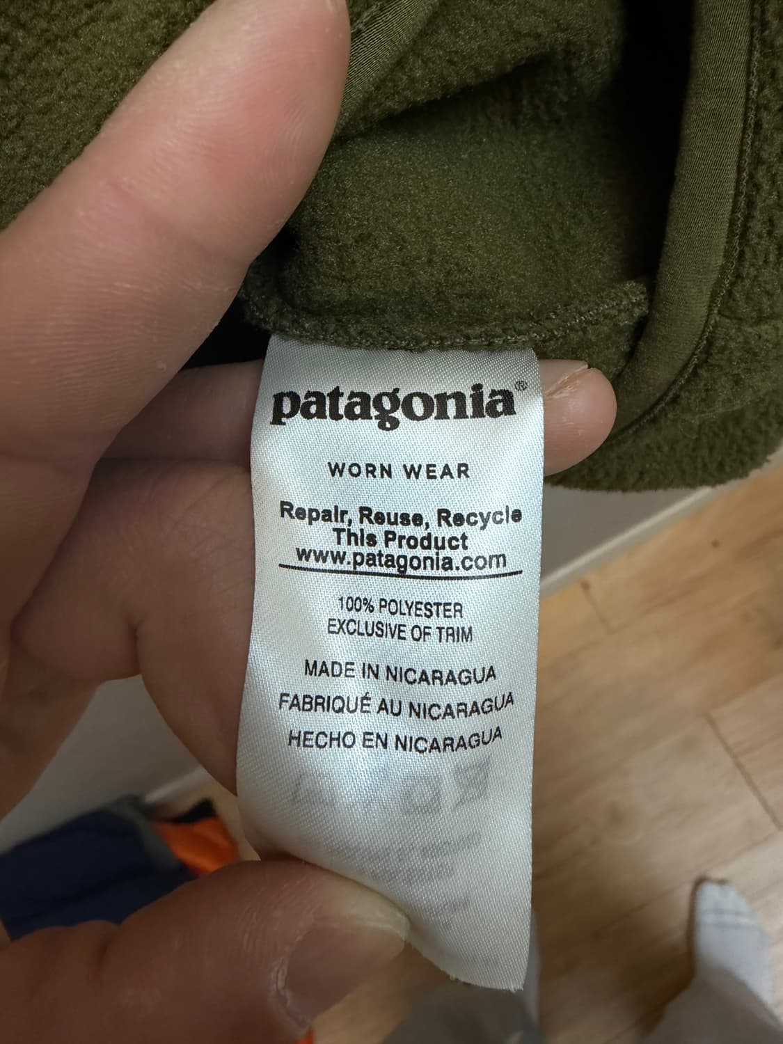 파타고니아 신칠라 스냅T 올리브 L 상품이미지3