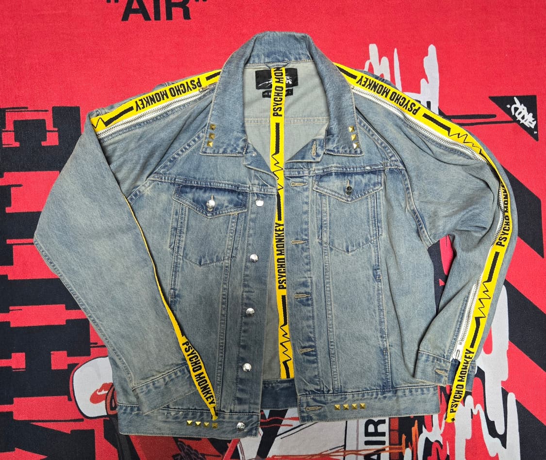 사이코몽키 데님 셔츠 자켓 상품이미지1