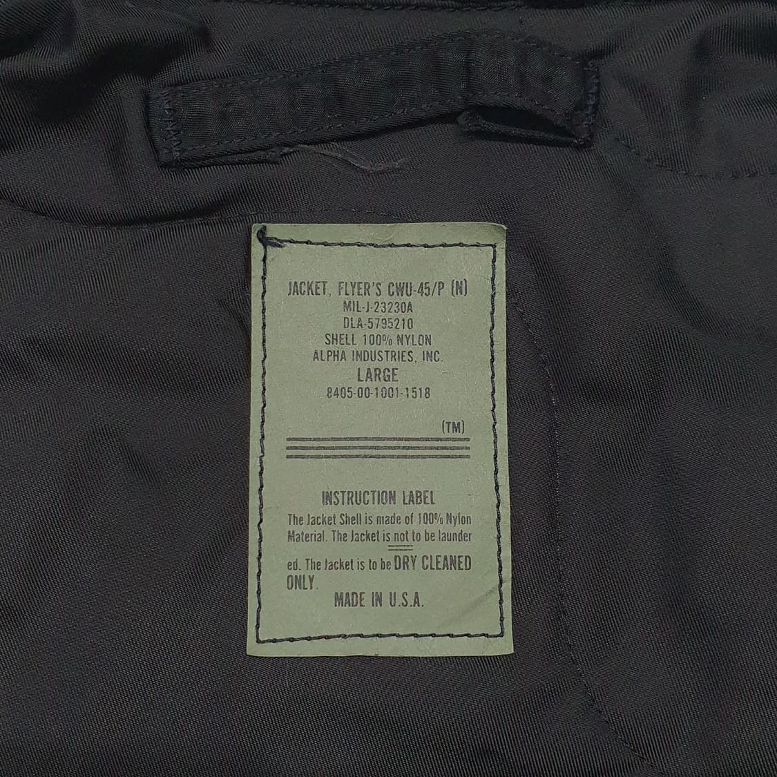 알파 cwu-45p 90s civil ver L (105-110) 상품이미지10