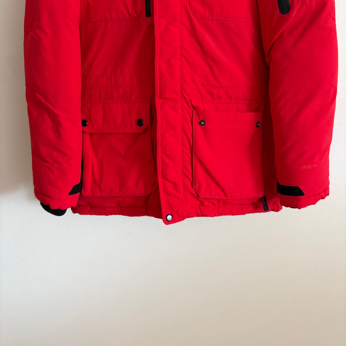 밀레 LIMITED 레드 패딩 점퍼 90 상품이미지2