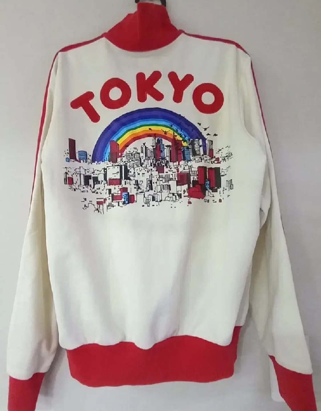 아디다스 도쿄 흰빨 화이트 저지 져지집업 100/L 상품이미지3