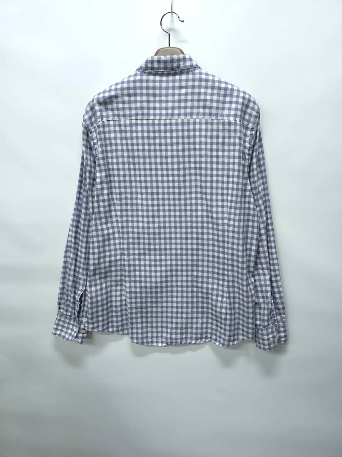 (빅사이즈)마시모두띠 이탈리안 패브릭 체크 봄가을 셔츠 (110~115) 상품이미지7