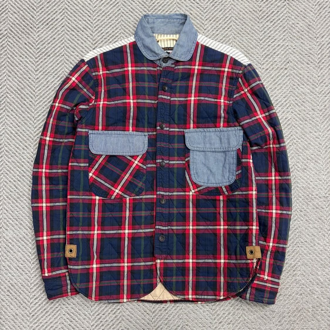 파머스마켓 체크 셔츠자켓 v1844  상품이미지1