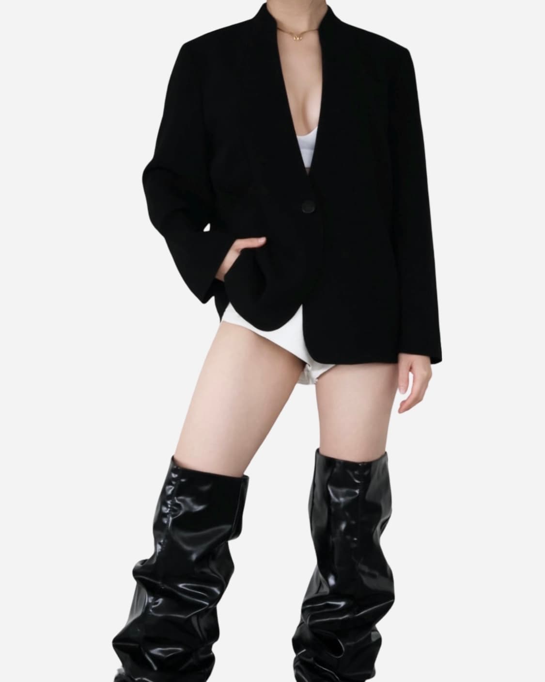 Chloé Minimal Black Jacket 상품이미지4