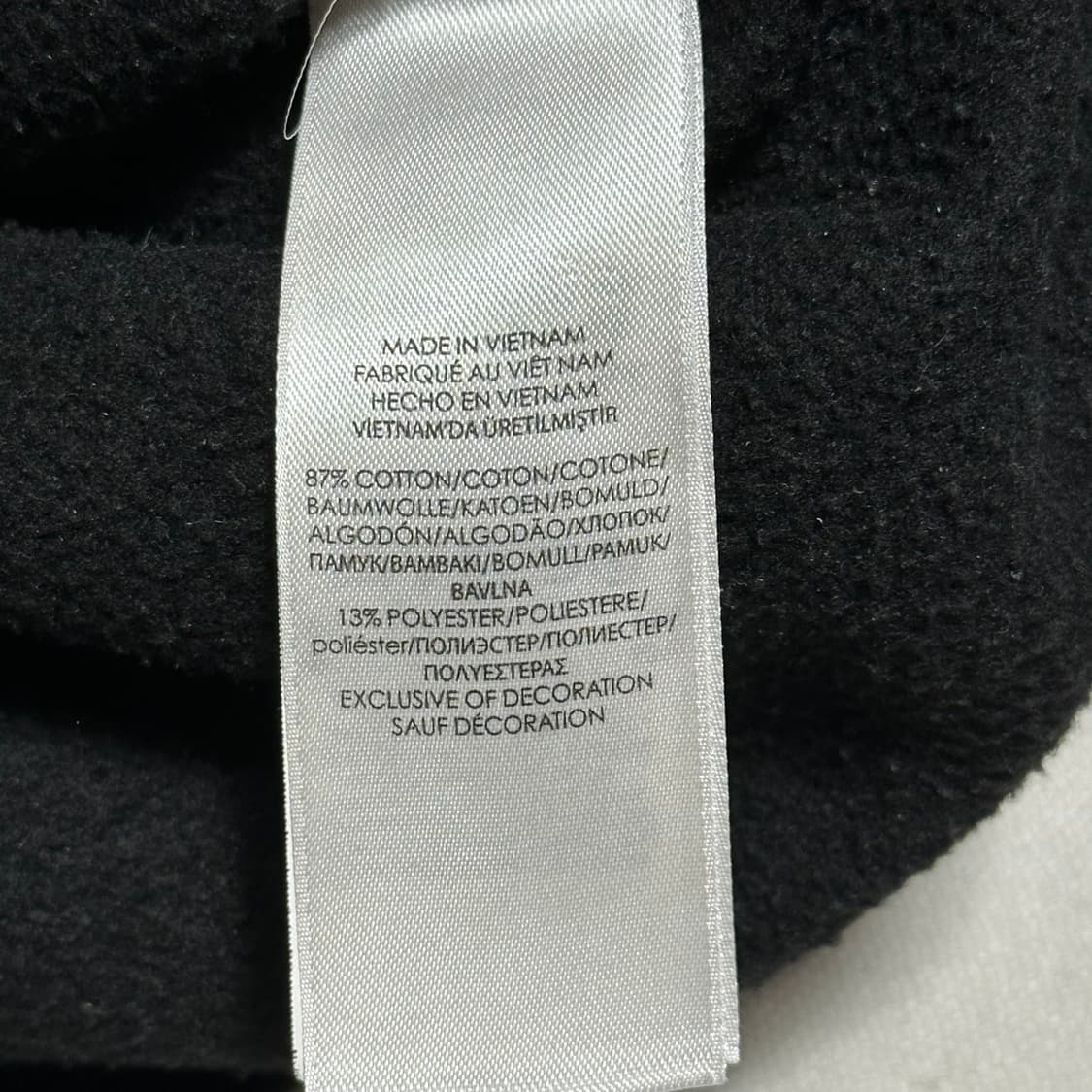 S 폴로랄프로렌 빅로고 블랙 기모 후드티 상품이미지5