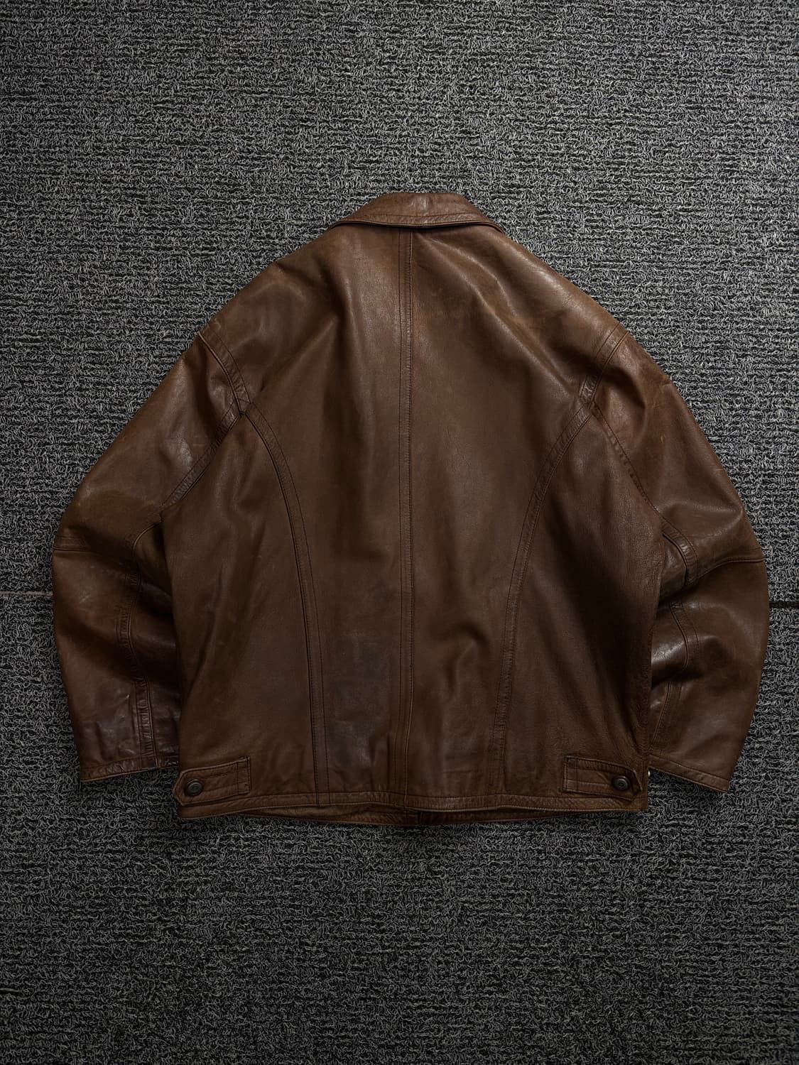 Countdown 램스킨 브라운 레더 트러커 자켓 1963 상품이미지4
