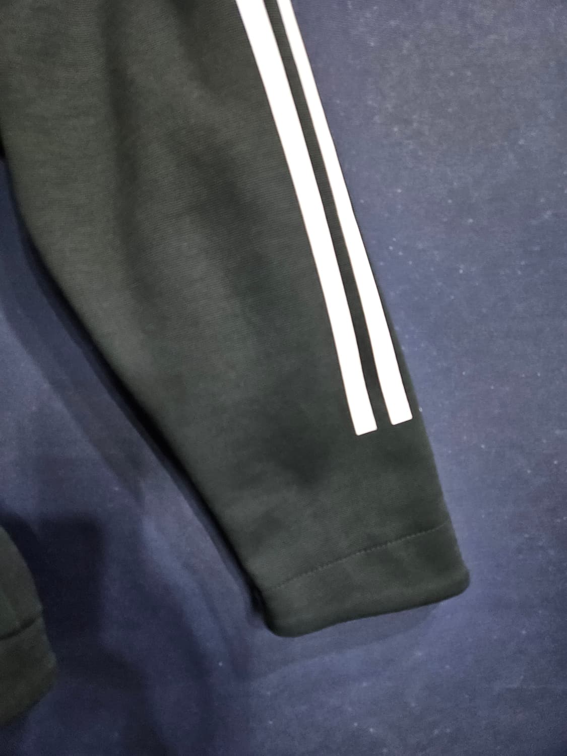 아디다스 삼선 블랙차콜 남성 105 져지 집업자켓  상품이미지5
