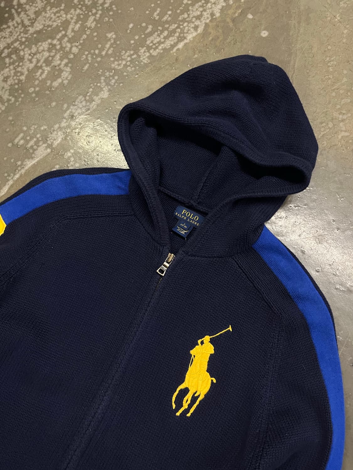 폴로빅포니 니트후드집업 보이즈L (여성XS) 상품이미지2