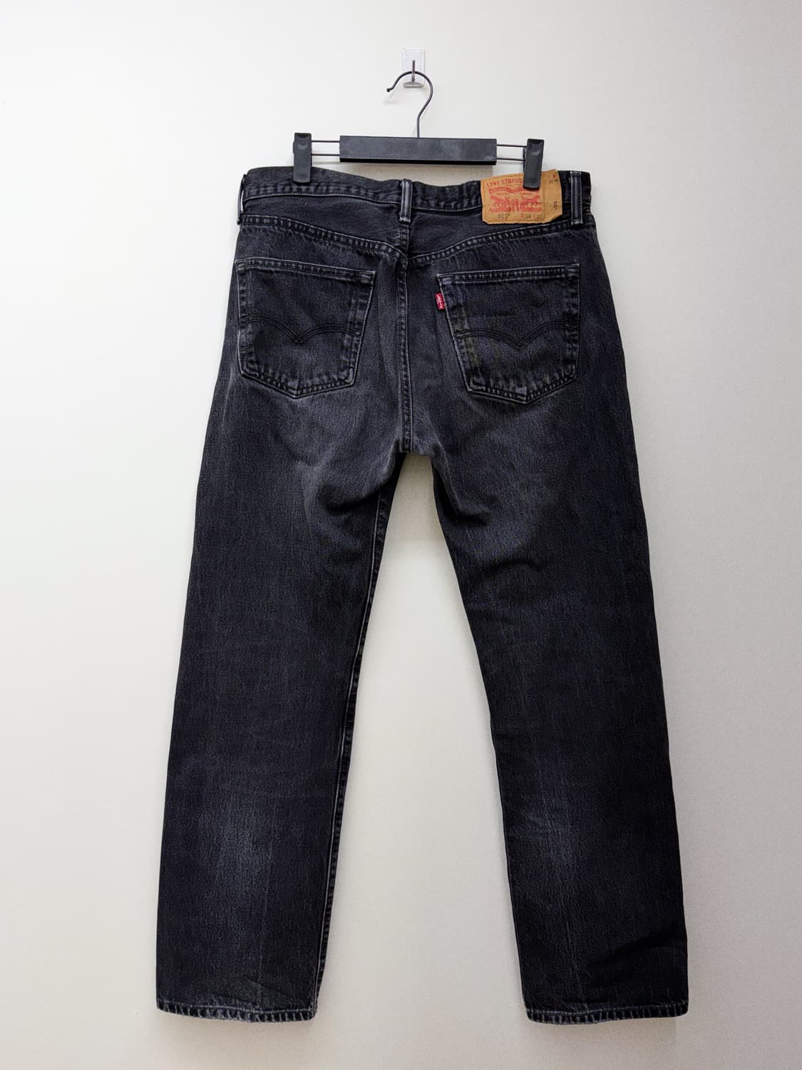 LEVI'S 501  Black Denim 리바이스 데님 흑청 바지 상품이미지2