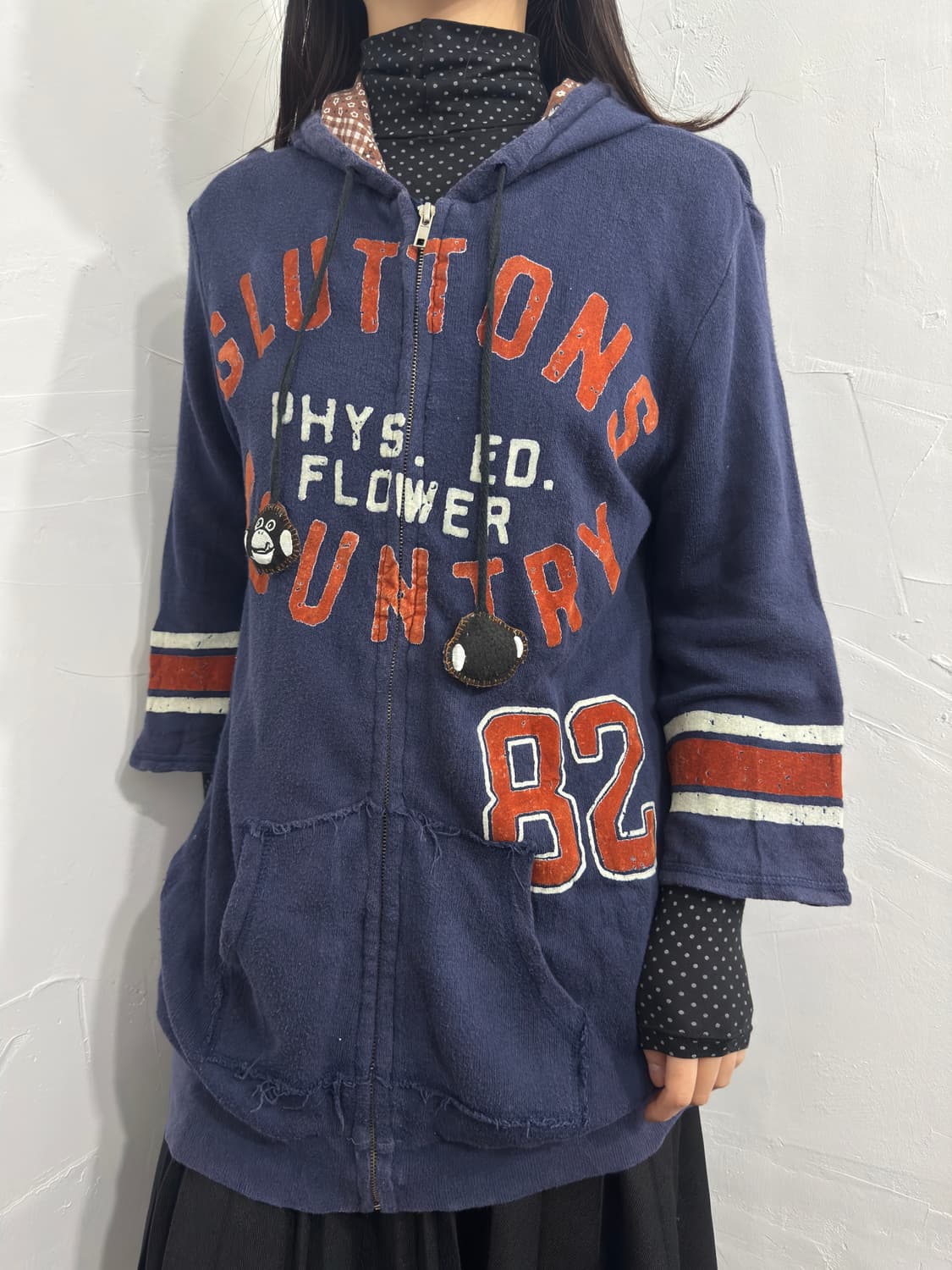 gluttons jennifer monkey hood zipup 상품이미지3