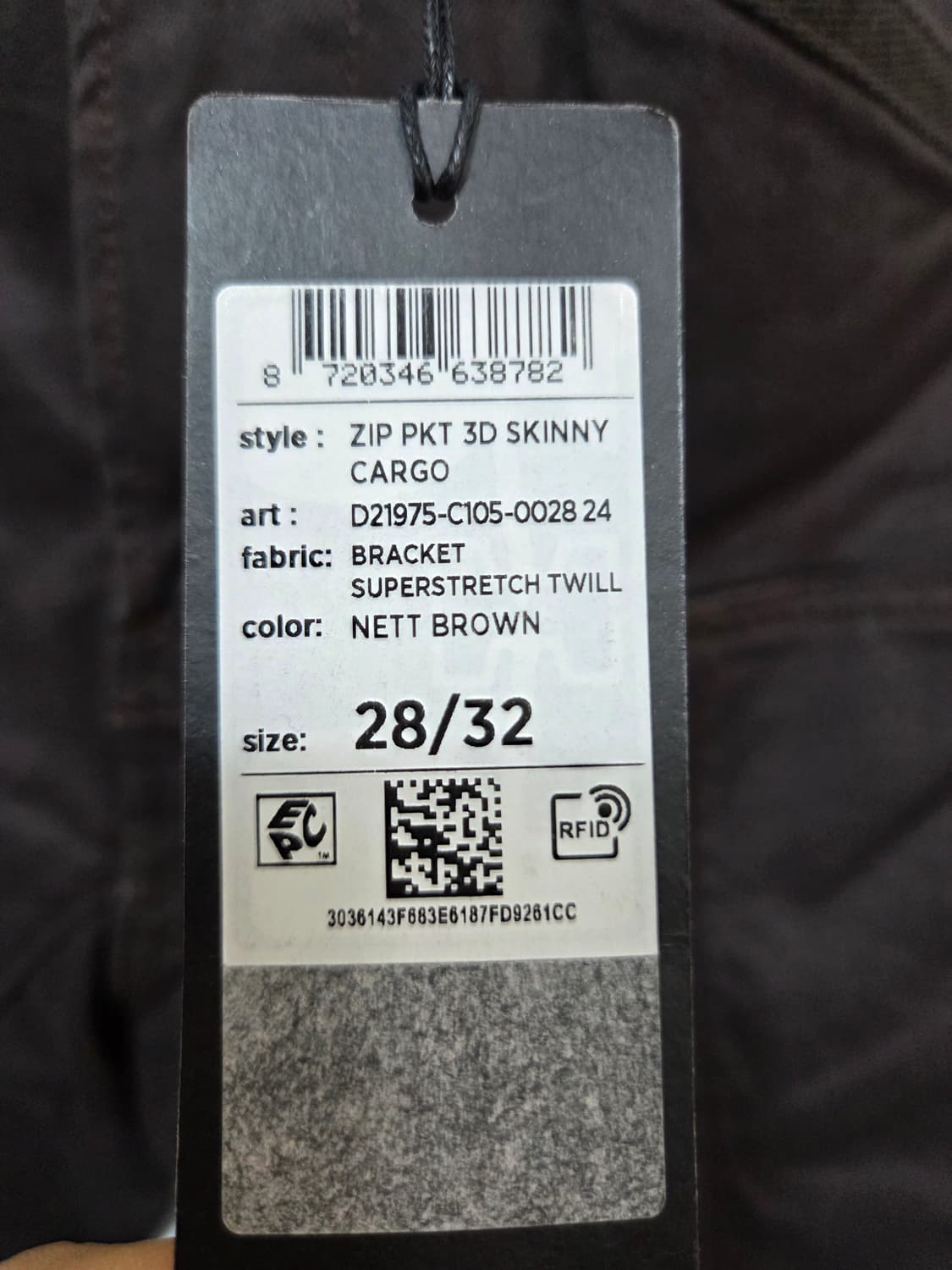 슈퍼스트레치 트윌 3D 스키니 카고팬츠 상품이미지6