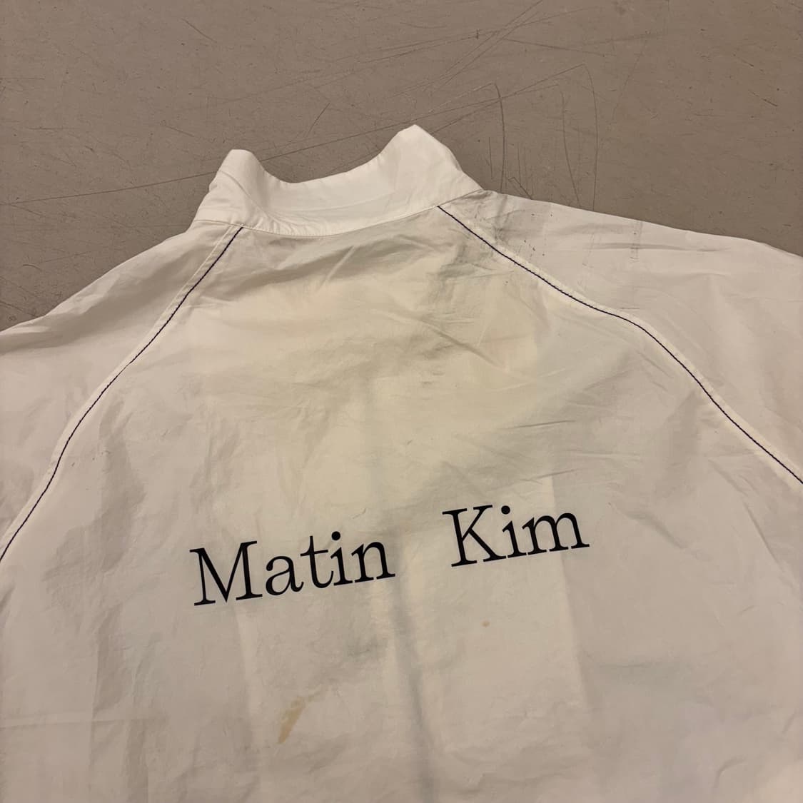 마뗑킴 코튼 글로시 빅로고 자켓 상품이미지2