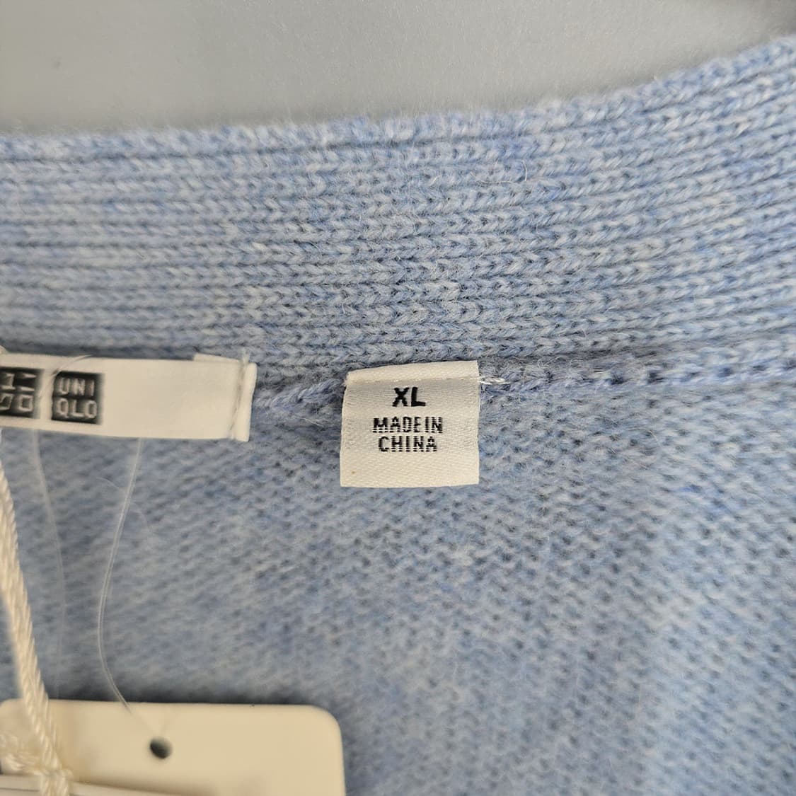 미사용 새제품)유니클로(UNIQLO) 램스울 가디건 XL 상품이미지6