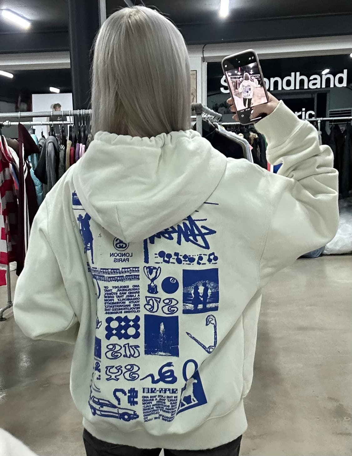 스투시 사라 후드 집업  상품이미지3