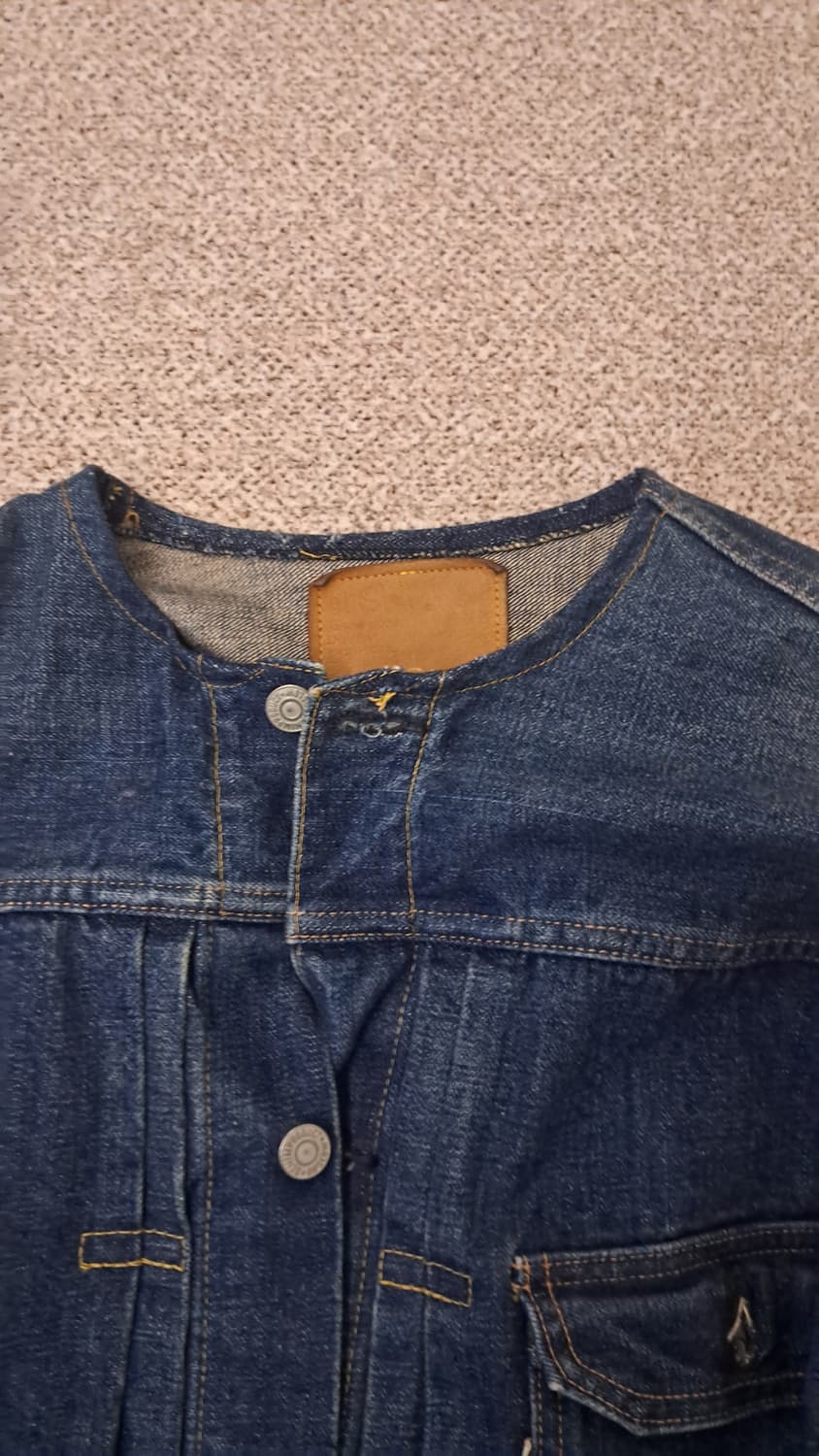 오어슬로우 1세대 데님자켓 2year wash 상품이미지6