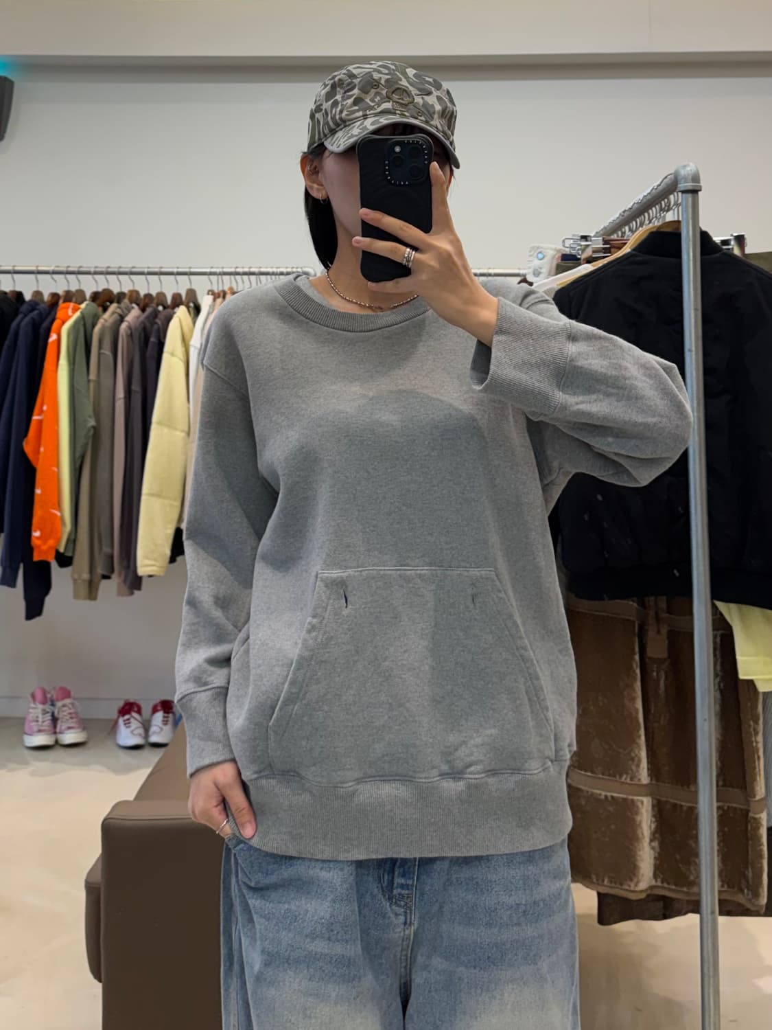 메종 마르지엘라 MM6 스티치 맨투맨 상품이미지7