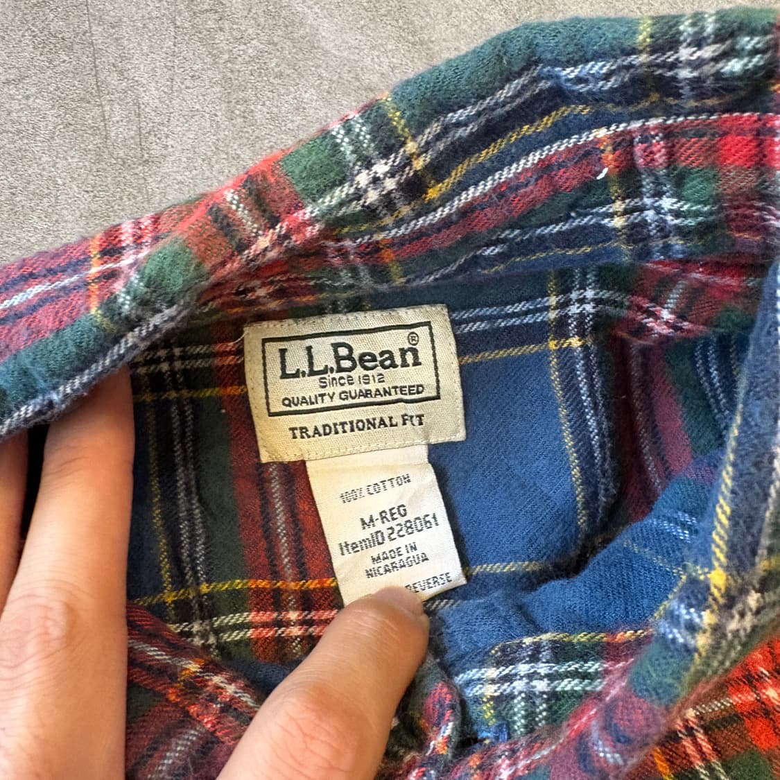 L.L.bean 정품 엘엘빈 플란넬 셔츠 상품이미지5