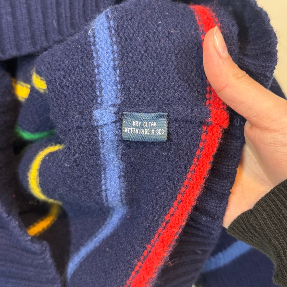 L) 폴로 랄프로렌 램스울 스트라이프 라운드넥 니트 상품이미지6