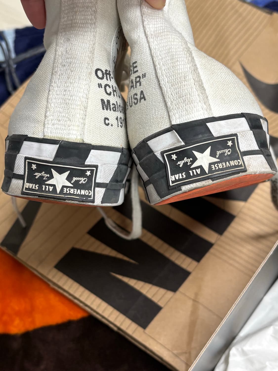 컨버스 X off white 척 70 화이트 상품이미지3