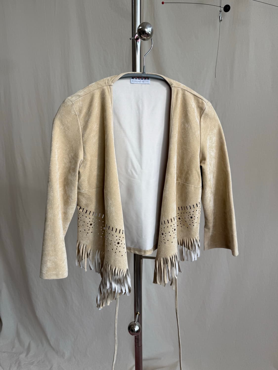 Morgan 프린지 펀칭 웨스턴 가디건 자켓 상품이미지5