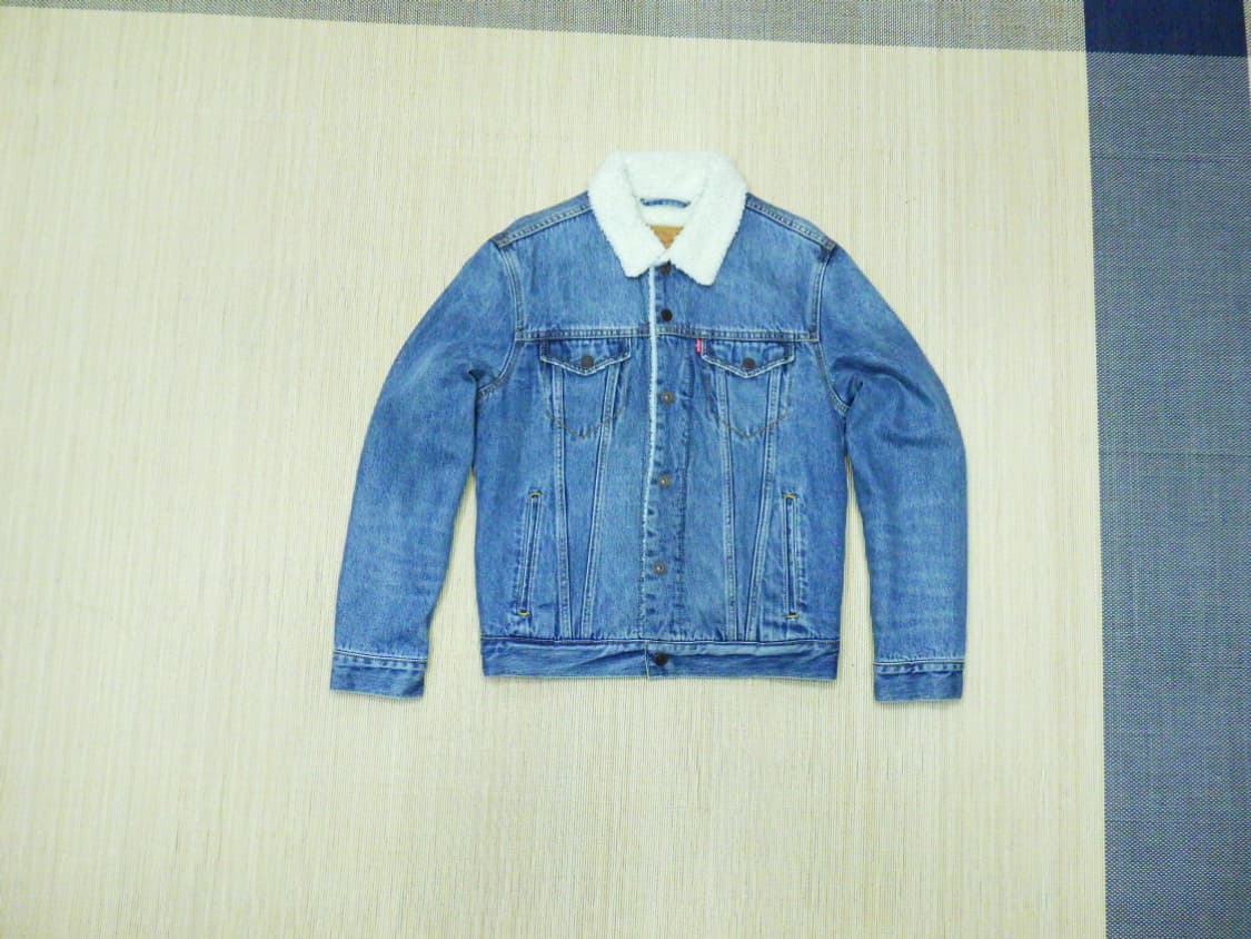 (S/90) 리바이스 Levis 양털 청 데님자켓 상품이미지1