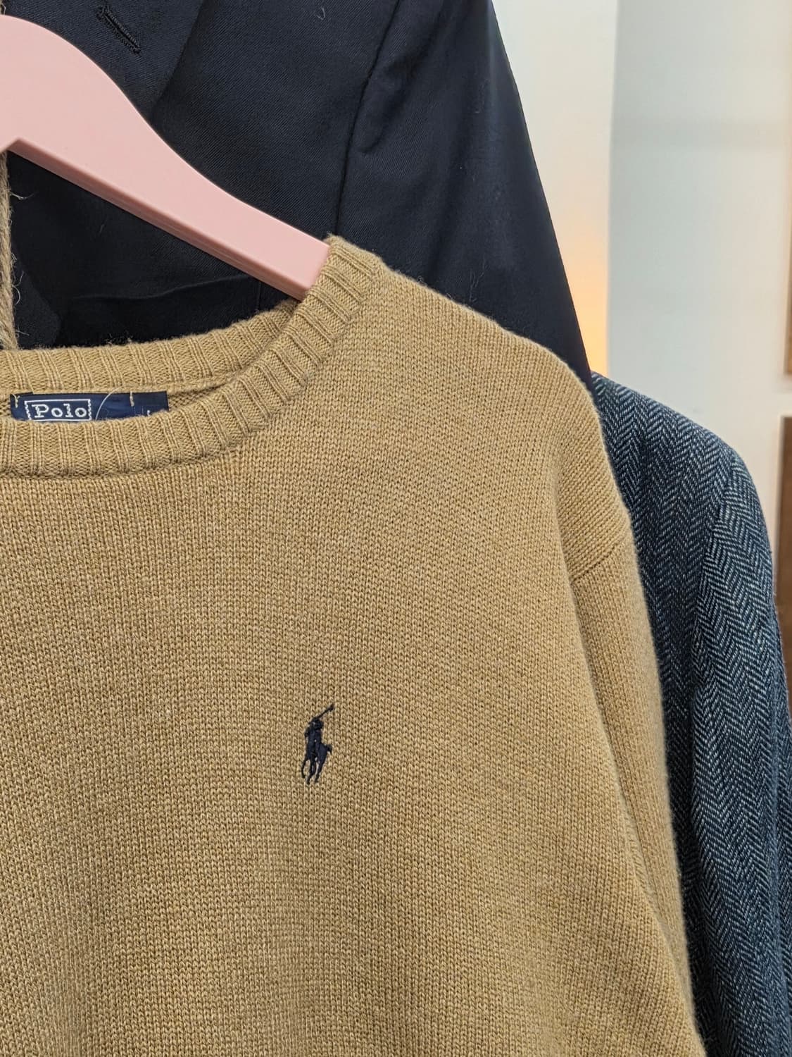 PRL 폴로 랄프로렌 베이지 울 니트 상품이미지5