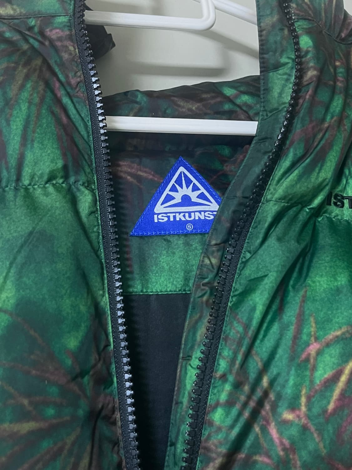 이스트쿤스트 후디드 다운 퍼 자켓 패딩 그린 상품이미지8