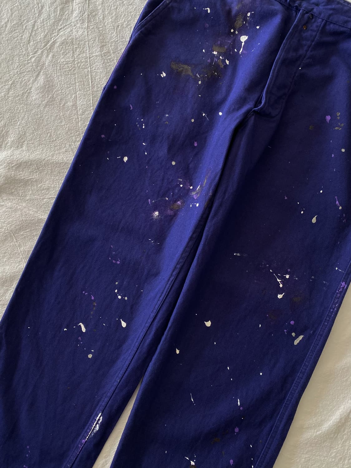 빈티지 오리지널 페인팅 프렌치 워크팬츠 005 상품이미지5