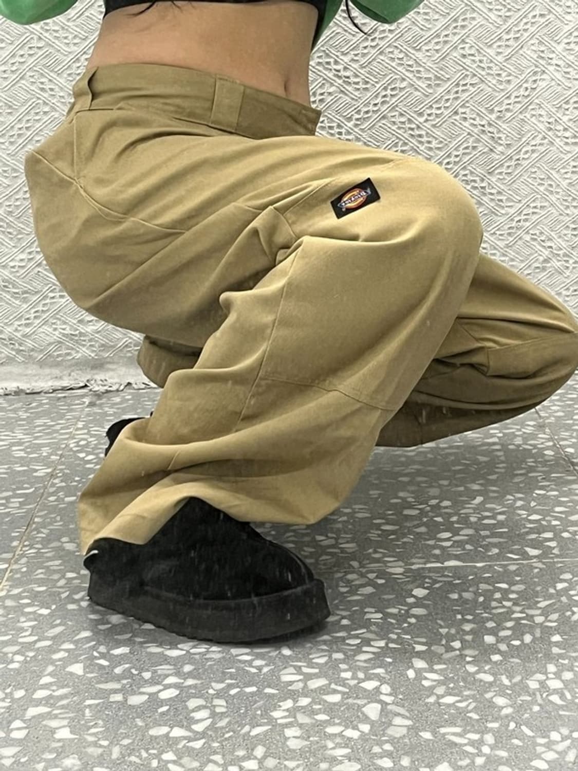 디키즈 더블니 루즈핏 와이드 사이드 포켓 워크 팬츠 42인치 C06545 상품이미지1