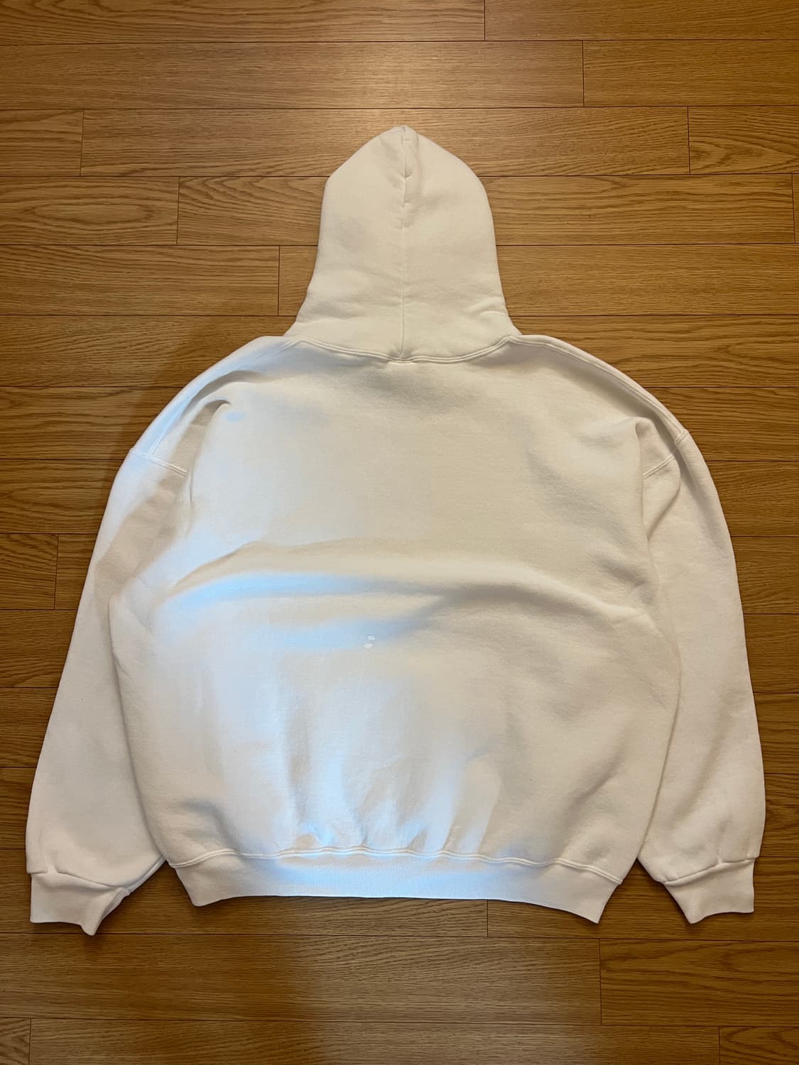 90s 러셀 빈티지 후드 화이트 XXL 상품이미지4