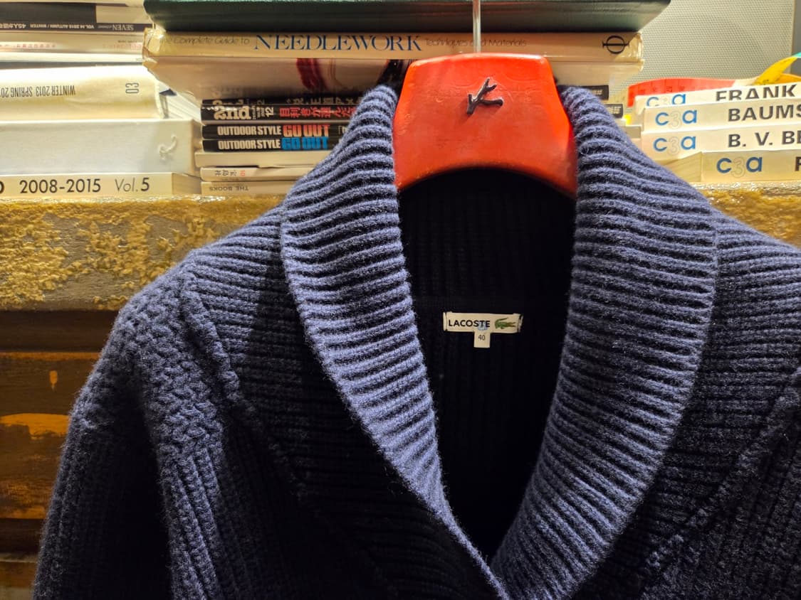 라코스테 숄칼라 카디건 상품이미지2