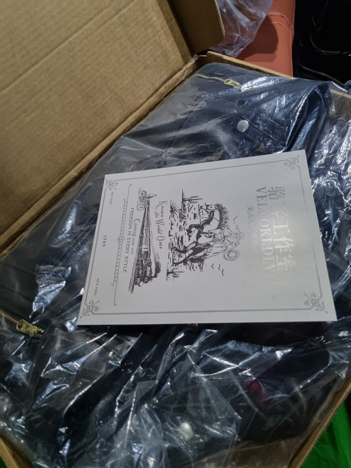 Veluokldly 부코 j24 소가죽 d포켓 더블라이더 자켓 2xl 상품이미지3