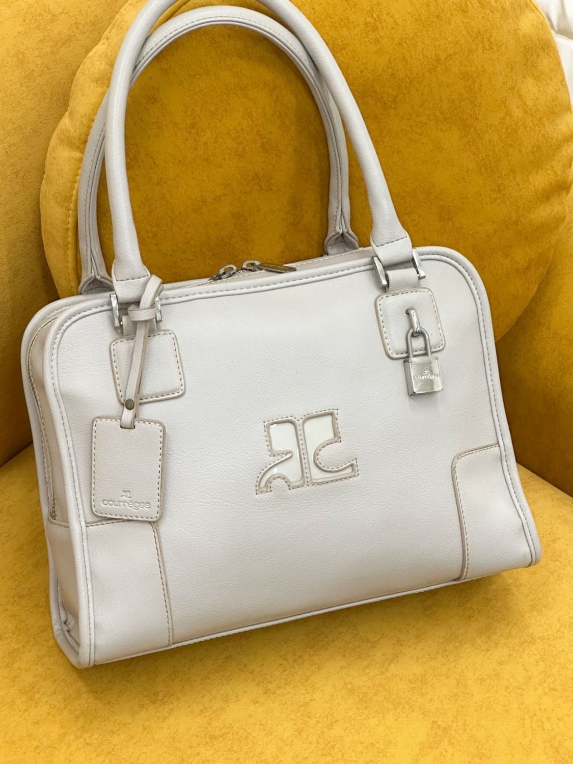 courreges / 꾸레쥬 레더 토트백  상품이미지3