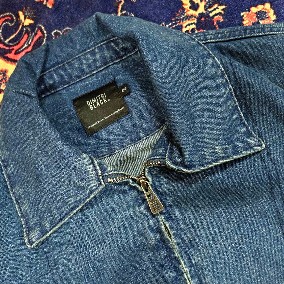 디미트리(DIMITRI) 공용 디트로이트 투웨이 집업 데님 자켓 상품이미지6