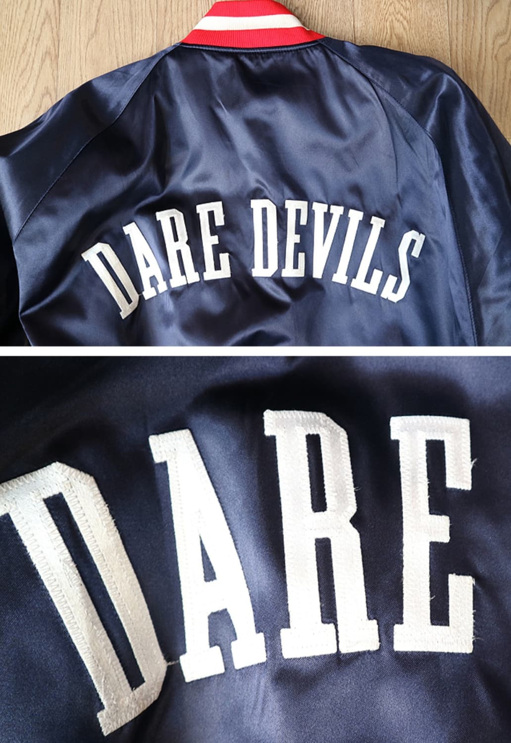 일본판 80~90s 아메리칸 풋볼 클럽 빈티지 바시티 자켓

 상품이미지8