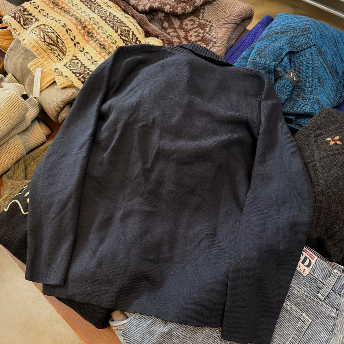 제냐 더블 브레스트 솔카라 캐시미어 혼방 가디건 L 상품이미지6