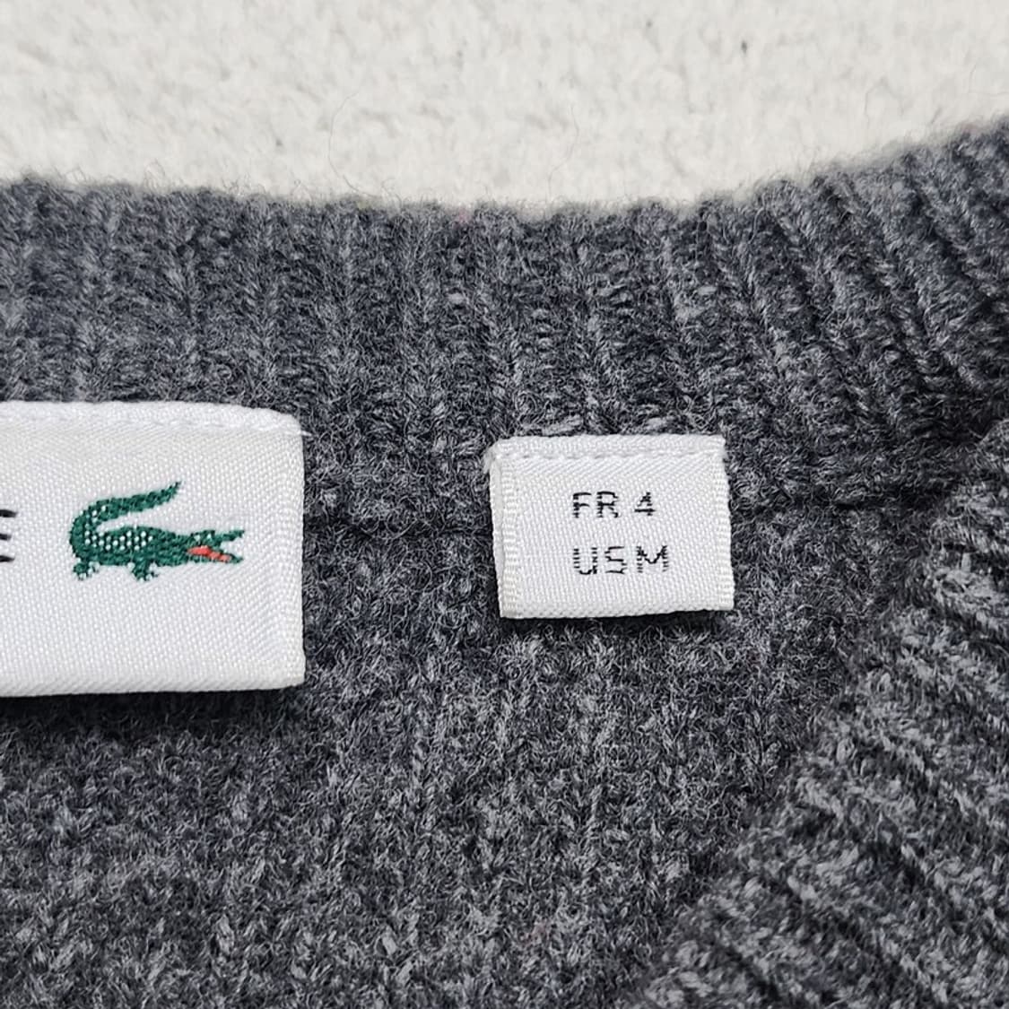 LACOSTE 헤비울 니트M 상품이미지7