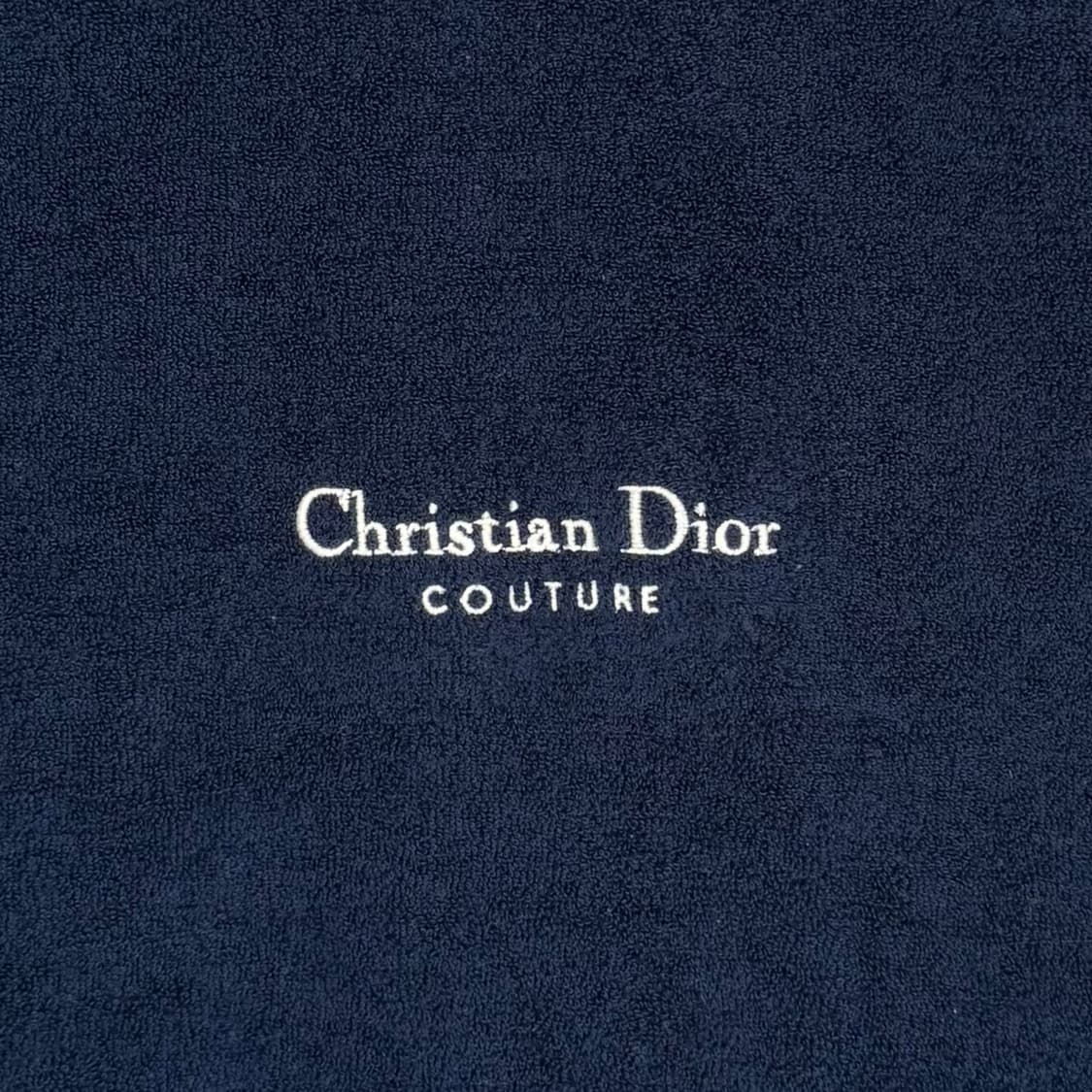 25FW 디올 테리 코튼 반팔 티셔츠 네이비 L사이즈 상품이미지6
